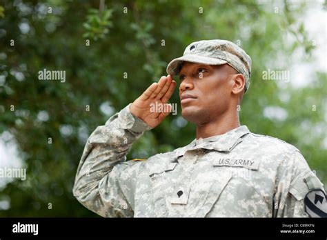 Low angle portrait armed soldier hi-res stock photography and images ...