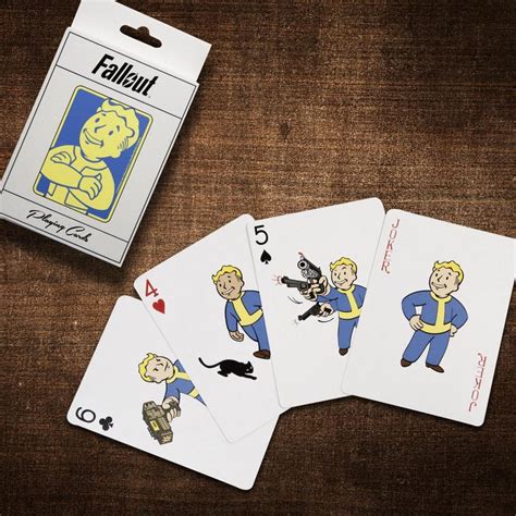 Just Funky Fallout Vault Boy Playing Cards | Boys playing, Playing card deck, Playing cards