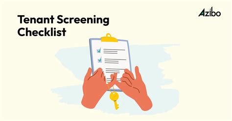 Tenant Screening Checklist: How to Choose Ideal Tenants - Azibo