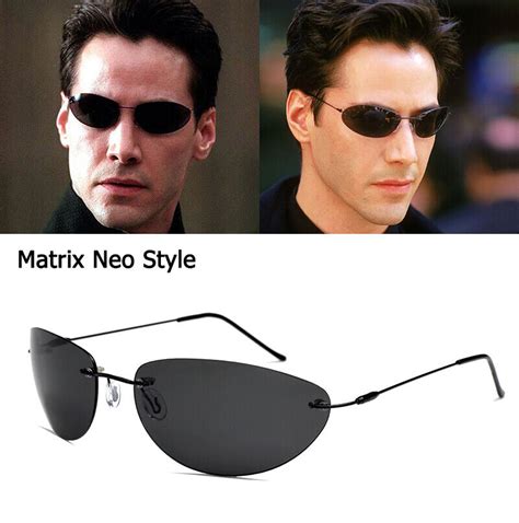 Vintage Classic The Matrix Agent Smith Style Polarized Men Sunglasses Cool Rivet | eBay