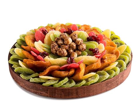 The Nuttery Premium Dried Fruit and Nuts Classic Circular Gift Platter - Walmart.com