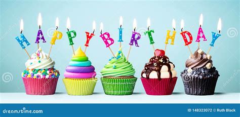 Happy Birthday Cupcake Candles