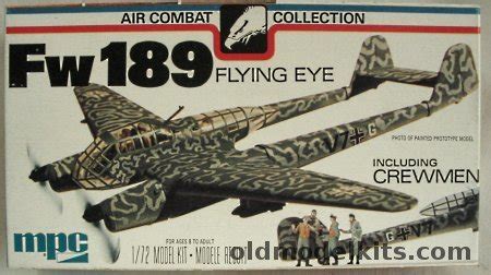 MPC 1/72 Focke-Wulf FW-189 with Ground Crew - (ex Airfix), 2-2112