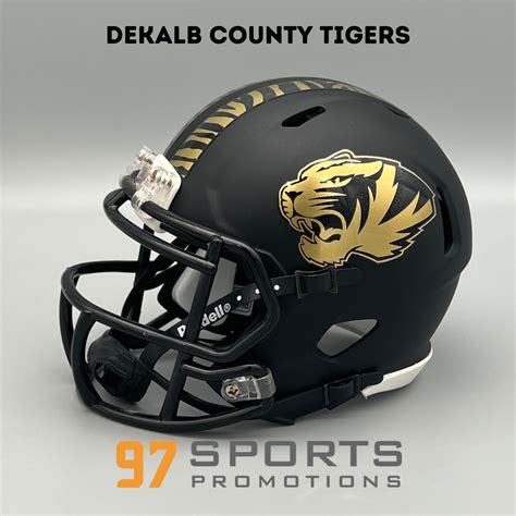 Dekalb County Tigers (TN) Mini Football Helmet 2022 - 97 Sports Promotions