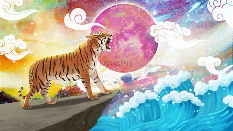 Cute Tiger Roar Images, HD Pictures For Free Vectors Download - Lovepik.com