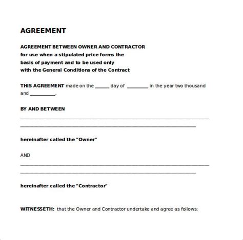 Legal Agreement Template – 10+ Free Word, PDF Documents Download