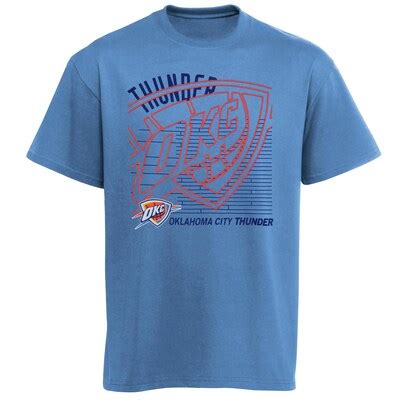 Majestic Oklahoma City Thunder Hookup T-Shirt - Light Blue - Fanatics.com