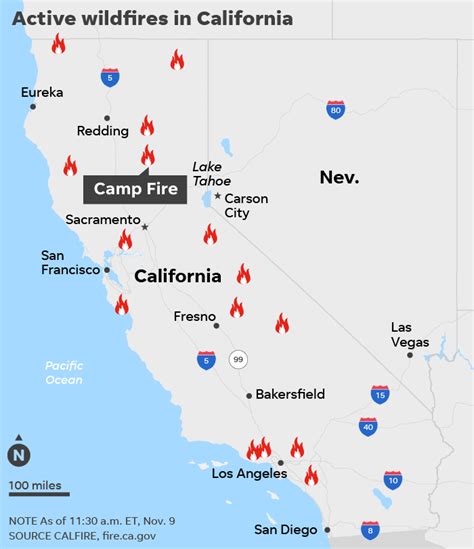 Woosley Fire, Camp Fire, Hill Fire: California wildfires ravage state