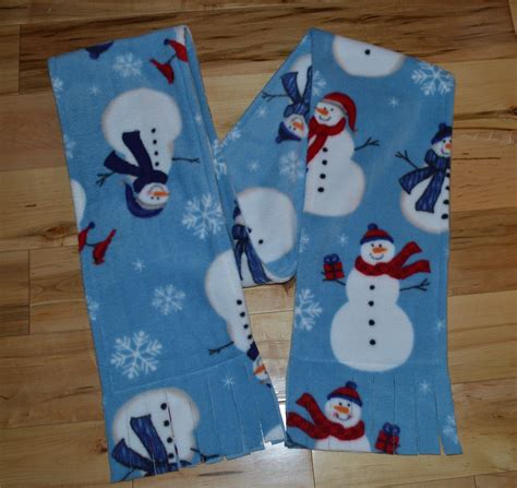 Snowman Scarf Plush Fleece Snowman Fleece Winter Scarf - Etsy | Snowman ...