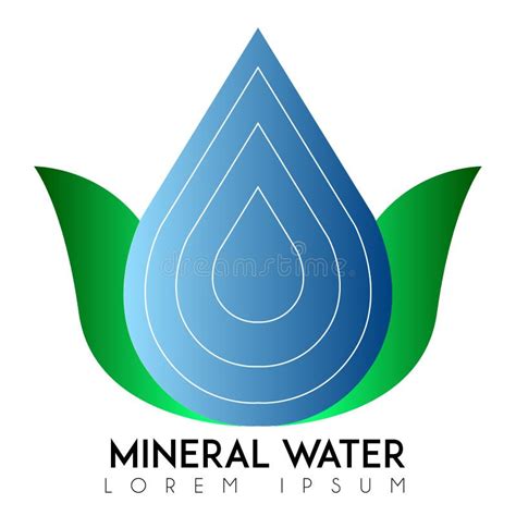 MIneral water logo stock vector. Illustration of logo - 98883978