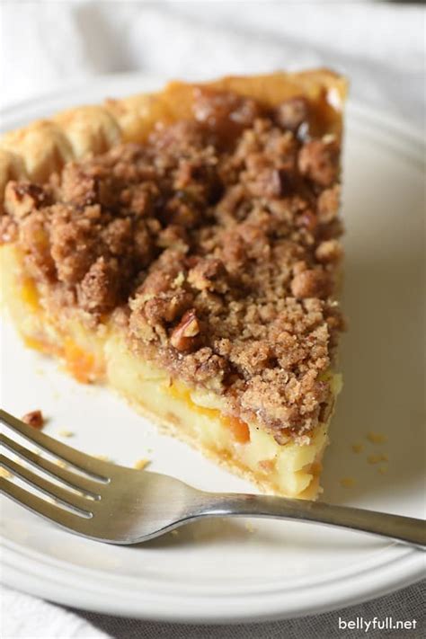 Sour Cream Peach Pecan Pie