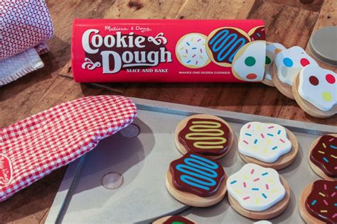 Doug and Melissa Wooden Cookie Dough Cookies Play Set