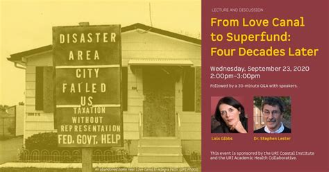 From Love Canal to Superfund: Four Decades Later – Coastal Institute