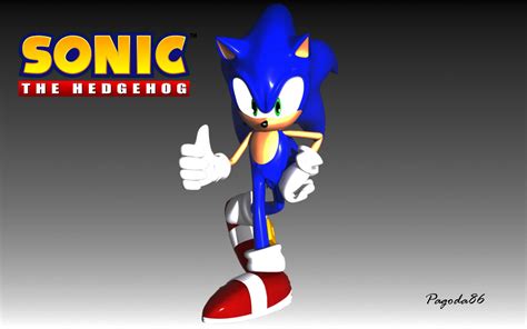 3d model sonic rigging