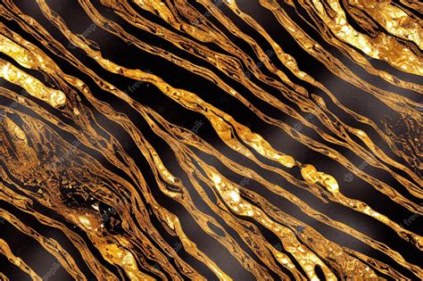 Premium Photo | Black and gold marble background seamless pattern