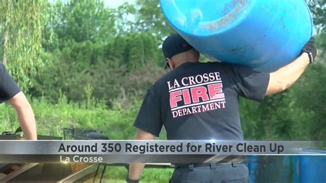 Volunteers help make a difference at 30th annual River Clean Up - YouTube