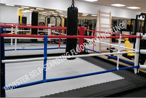 SELF-STANDING FLOOR BOXING RING – Monster Rings and Cages