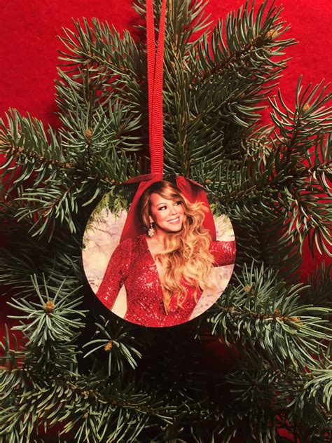 Mariah Carey Christmas Tree Ornament Holiday Gift Exchange - Etsy