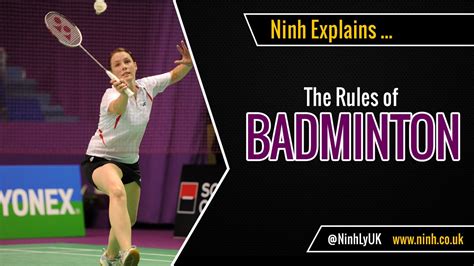 The Rules of Badminton - EXPLAINED! - YouTube