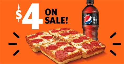 Little Caesars’ $4 Lunch Combo With Pepperoni Pizza & Pepsi Is A Tasty Deal