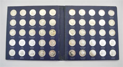 50 Coins - Franklin Mint State - First Edition Sterling Silver Proof ...