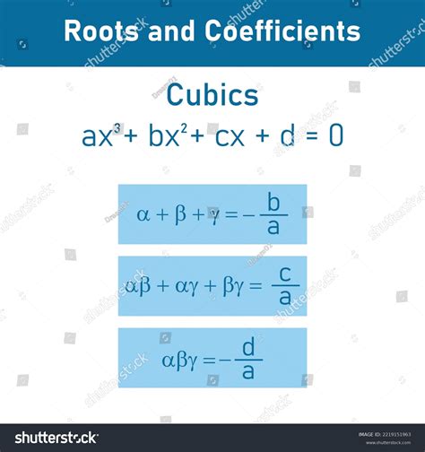 10 Formula Solving Cubic Equations Images, Stock Photos & Vectors ...