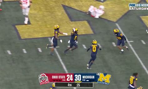 See Michigan DB Rod Moore’s game-winning interception…