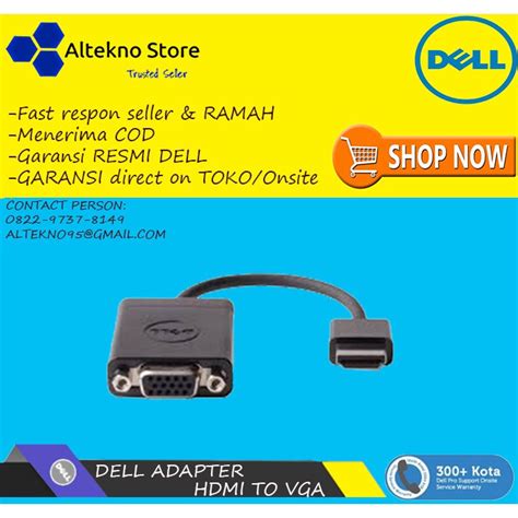 Jual Dell Adapter HDMI to VGA | Shopee Indonesia