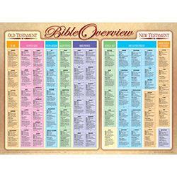 Wall Chart: Bible Overview Laminated - Rose Publishing | Bible overview, Bible study notebook ...