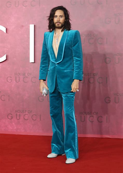 Jared Leto wore Gucci “House of Gucci” London Premiere – Fashion ...