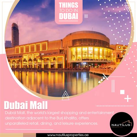 Dubai Mall: Where Luxury Meets Entertainment - Nautilus Properties ...