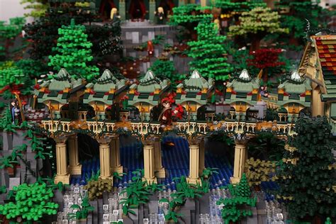 Stunning LEGO Rivendell Replica is Built with Over 200,000 Bricks!