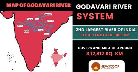 Godavari River System: Map, Origin & Tributaries