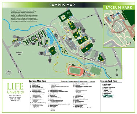 Campus Maps - Life University. A World Leader in Holistic Health and ...