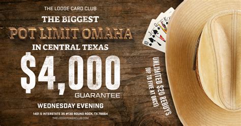 Poker Tournaments Near Austin, Texas - The Lodge Card Club