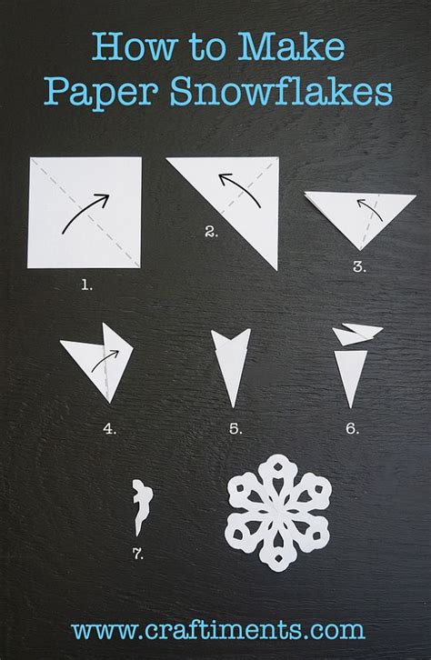 How to Make a Six Sided Paper Snowflake Diy Christmas Snowflakes, Paper Snowflakes, Christmas ...