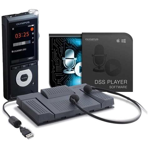 OLY1530:Olympus DS-2600 Digital Dictation Machine Digital Transcription Kit