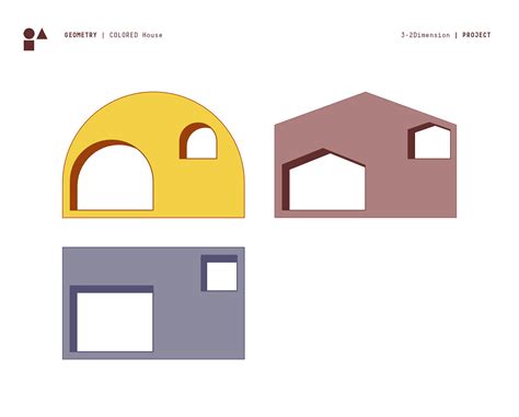 COLORED GEOMETRY | Houses on Behance