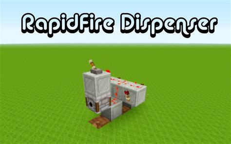 Rapid Fire Dispenser Minecraft Map