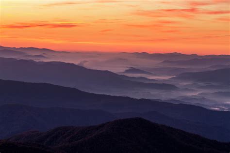 Clingmans Dome Fall Sunrise Photograph by Teri Virbickis - Pixels