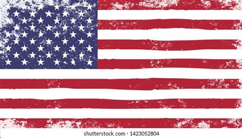 American Grunge Flag Grunge Flag Usa Stock Vector (Royalty Free) 1423052804 | Shutterstock