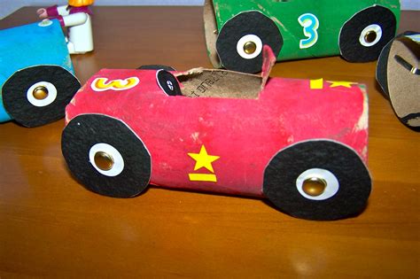 The Princess and the Tot: Toilet Paper Roll Race Cars