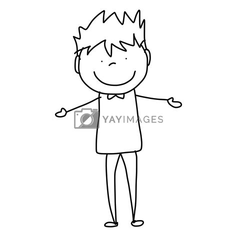 hand drawing cartoon concept happy person by atthameeni Vectors & Illustrations Free download ...