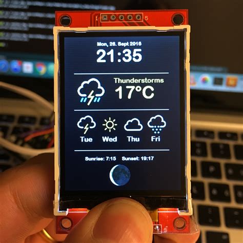 ESP8266 WeatherStation Color – Squix – TechBlog