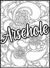 30 Swearing Adult Coloring Pages  Etsy sketch template