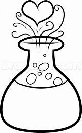 Kids Magic Potion Craft Coloring Pages  Cartoon Characters sketch template
