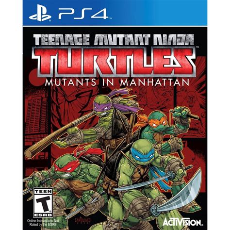 Teenage Mutant Ninja Turtles: Mutants in Manhattan - Pre-Owned (PS4) - Walmart.com