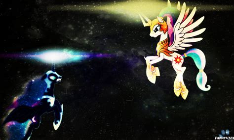 Celestia Vs Nightmare Moon by farmy4321 on DeviantArt