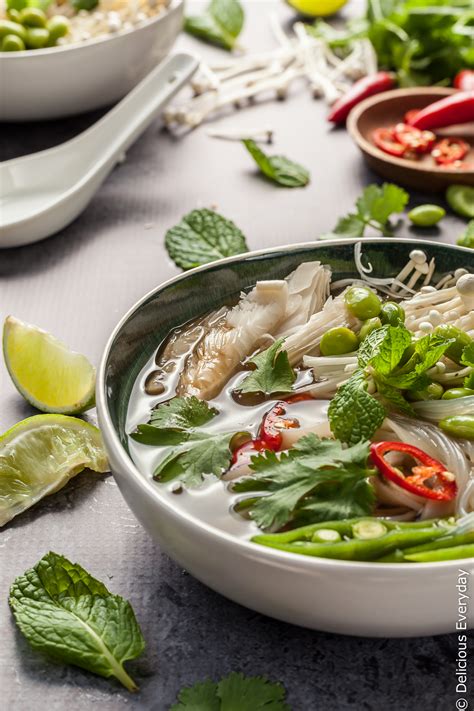 Vegan Pho Recipe - ready in 30 minutes | Delicious Everyday