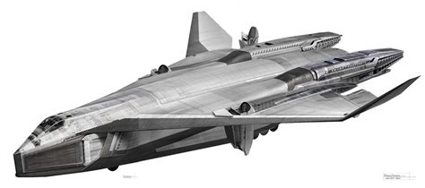 Realistic Spaceship Illustrations